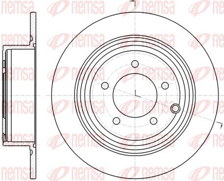 Remsa 61290.00 - Brake Disc autospares.lv