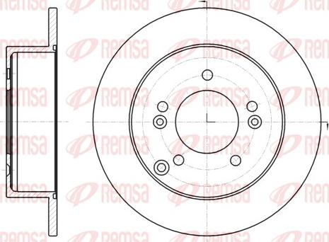 Remsa 61293.00 - Brake Disc autospares.lv