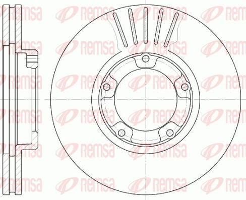 Remsa 61247.10 - Brake Disc autospares.lv