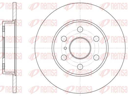 Remsa 61258.00 - Brake Disc autospares.lv