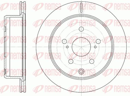 Remsa 61253.10 - Brake Disc autospares.lv