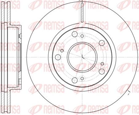 Remsa 61263.10 - Brake Disc autospares.lv