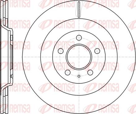 Remsa 61267.10 - Brake Disc autospares.lv