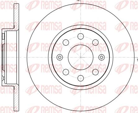 Remsa 61209.00 - Brake Disc autospares.lv