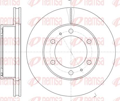 Remsa 61205.10 - Brake Disc autospares.lv