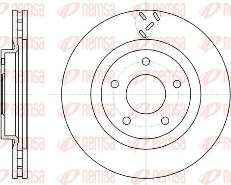 Remsa 61200.10 - Brake Disc autospares.lv