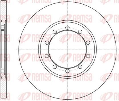 Remsa 61201.00 - Brake Disc autospares.lv