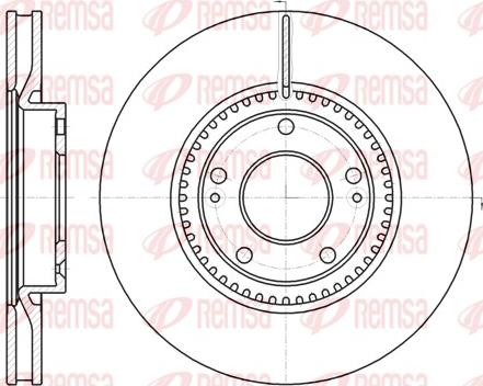 Remsa 61217.10 - Brake Disc autospares.lv