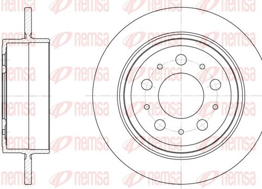 Remsa 61224.00 - Brake Disc autospares.lv