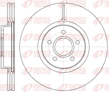 Remsa 61223.10 - Brake Disc autospares.lv