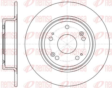 Remsa 61278.00 - Brake Disc autospares.lv