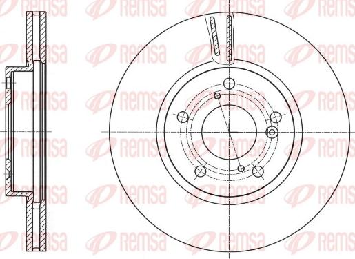 Remsa 61755.10 - Brake Disc autospares.lv