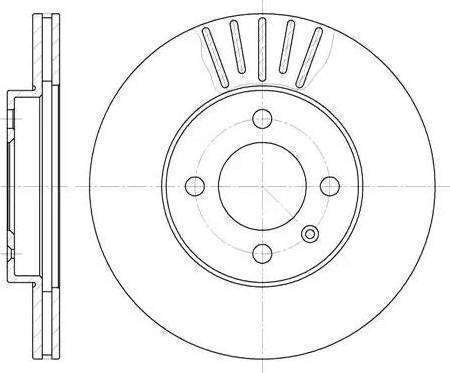 TRW DF1533BP - Brake Disc autospares.lv