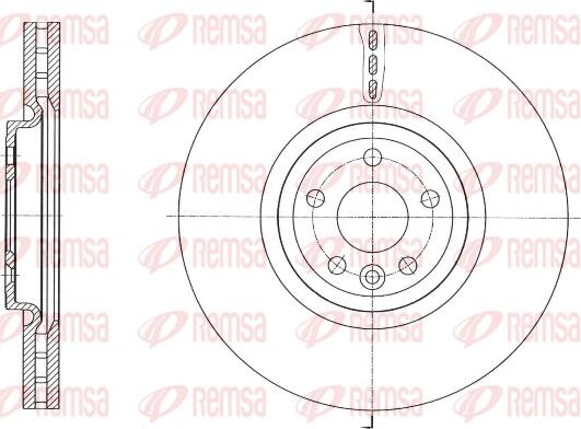 Remsa 61758.10 - Brake Disc autospares.lv