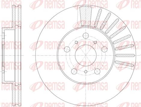 Remsa 6170.10 - Brake Disc autospares.lv