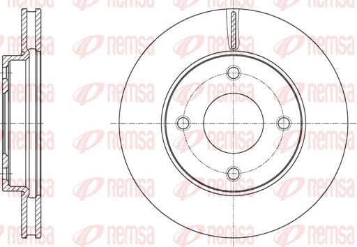 Remsa 61716.10 - Brake Disc autospares.lv