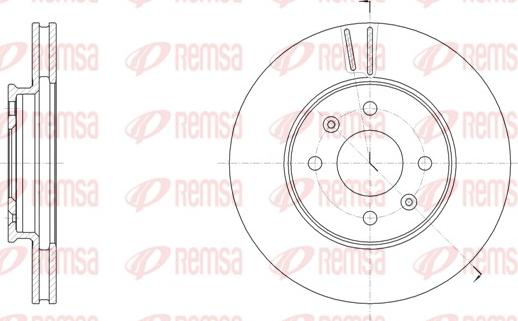 Remsa 61784.10 - Brake Disc autospares.lv