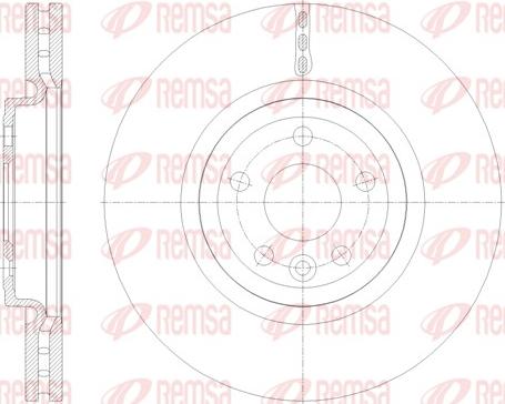 Remsa 61782.10 - Brake Disc autospares.lv