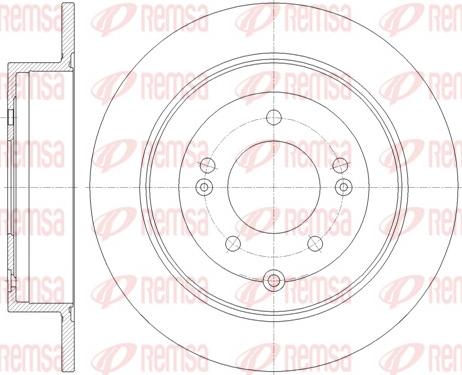 Remsa 61779.00 - Brake Disc autospares.lv