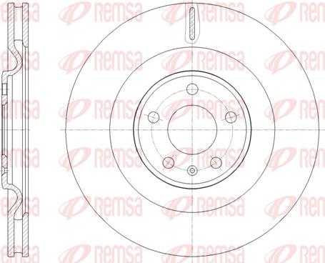 Remsa 61775.10 - Brake Disc autospares.lv