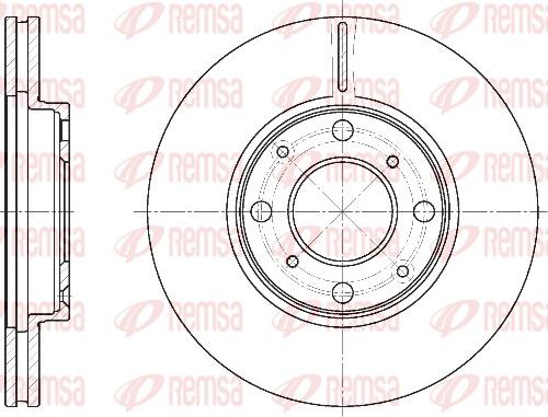 Remsa 6844.10 - Brake Disc autospares.lv