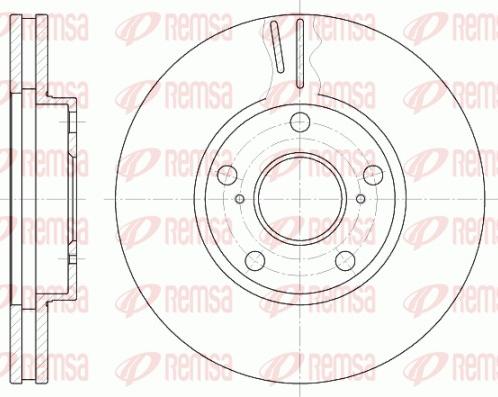 Remsa 6842.10 - Brake Disc autospares.lv