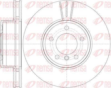 Remsa 6853.10 - Brake Disc autospares.lv