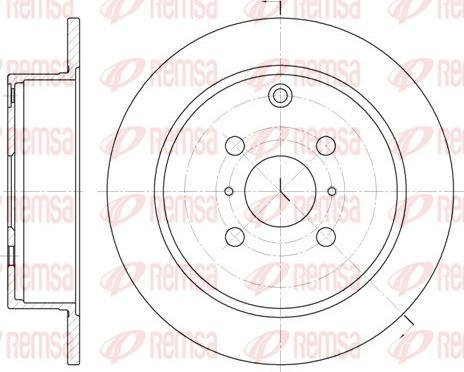 Remsa 6805.00 - Brake Disc autospares.lv