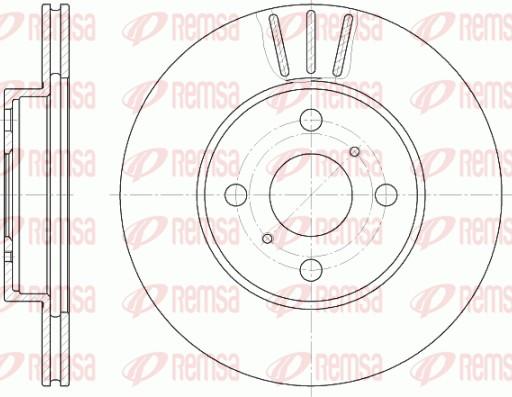 Remsa 6814.10 - Brake Disc autospares.lv