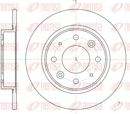 Remsa 6813.00 - Brake Disc autospares.lv