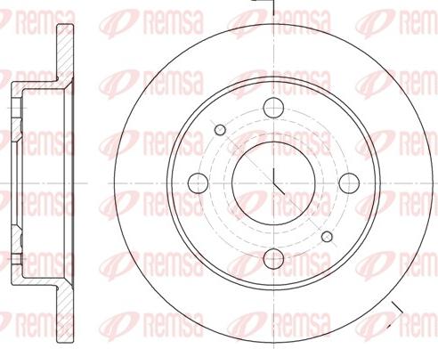 Remsa 6830.00 - Brake Disc autospares.lv