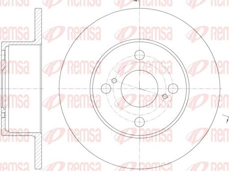 Remsa 6871.00 - Brake Disc autospares.lv