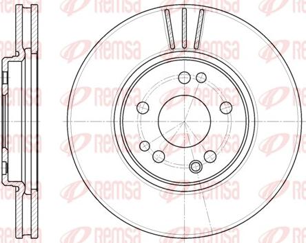 Raicam RD00438 - Brake Disc autospares.lv