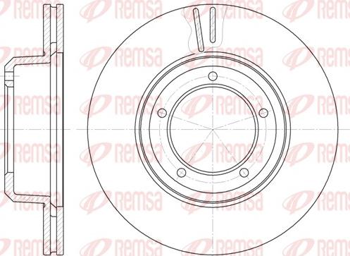 Remsa 6340.10 - Brake Disc autospares.lv