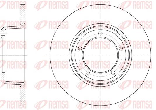 Remsa 6341.00 - Brake Disc autospares.lv