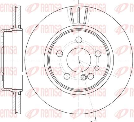 Remsa 6343.10 - Brake Disc autospares.lv