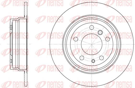 Remsa 6342.00 - Brake Disc autospares.lv