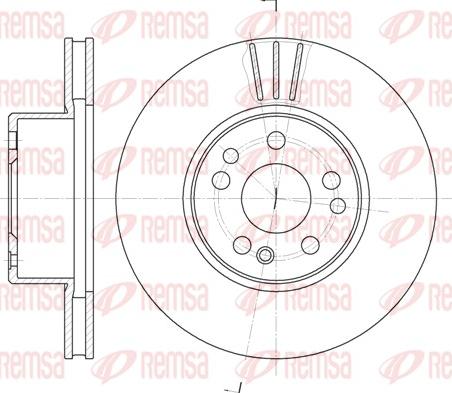 Patron PBD2593 - Brake Disc autospares.lv