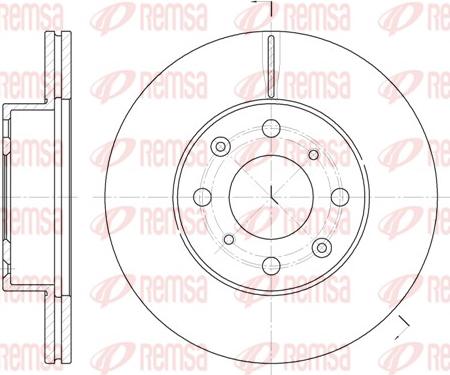 Remsa 6366.10 - Brake Disc autospares.lv