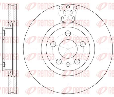 Remsa 6305.11 - Brake Disc autospares.lv