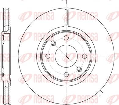 Remsa 6306.10 - Brake Disc autospares.lv