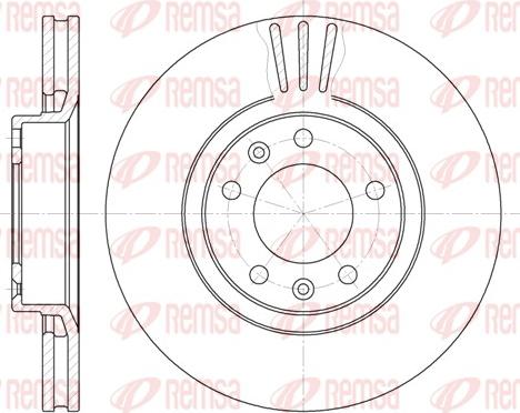 Remsa 6307.10 - Brake Disc autospares.lv