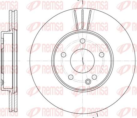 Remsa 6313.10 - Brake Disc autospares.lv