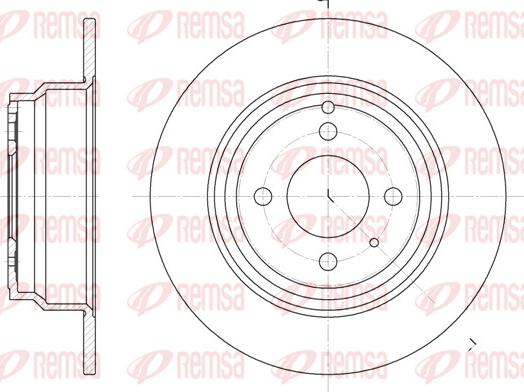 Remsa 6335.00 - Brake Disc autospares.lv