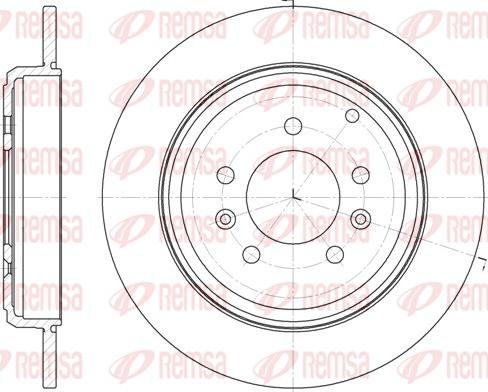 Remsa 6330.00 - Brake Disc autospares.lv