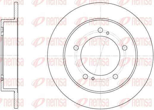 Remsa 6331.00 - Brake Disc autospares.lv