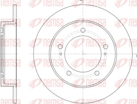 Remsa 6329.00 - Brake Disc autospares.lv