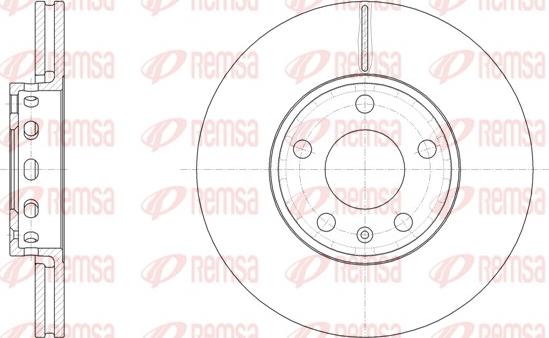 Remsa 6328.10 - Brake Disc autospares.lv