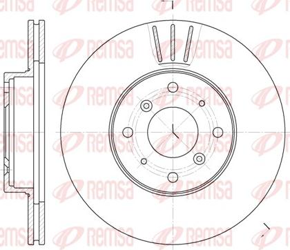 Remsa 6322.10 - Brake Disc autospares.lv