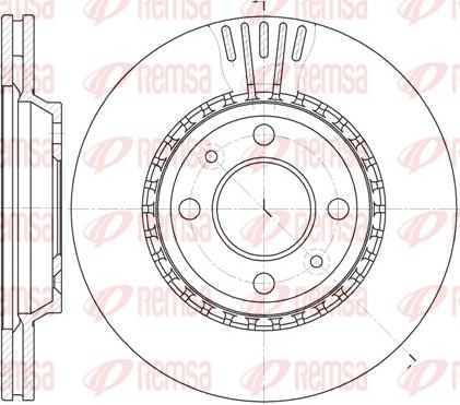 Remsa 6299.10 - Brake Disc autospares.lv